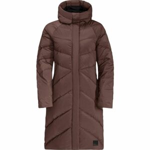 Jack Wolfskin MARIENPLATZ W Dámský zimní kabát, hnědá, veľkosť M