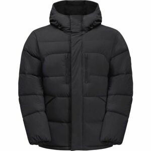 Jack Wolfskin ROEMERTOR M Pánská péřová bunda, černá, velikost L