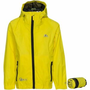 Trespass QIKPAC JACKET Dětská unisex nepromokavá bunda, žlutá, veľkosť 7/8