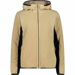 CMP WOMAN JACKET FIX HOOD Dámská mikina, béžová, veľkosť 38