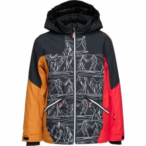 CMP KID JACKET FIX HOOD Chlapecká lyžařská bunda, černá, velikost