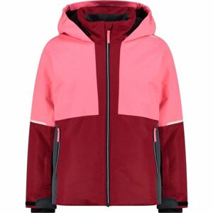 CMP KID G SET JACKET AND PANT Dívčí lyžařský komplet, vínová, velikost 104