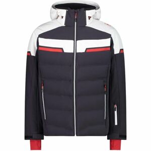 CMP MAN JACKET ZIP HOOD Pánská lyžařská bunda, černá, veľkosť 56