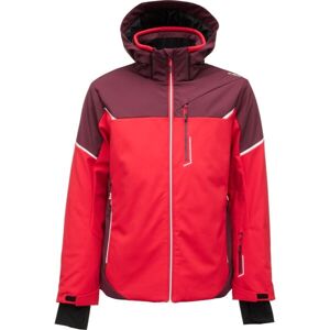 CMP MAN JACKET ZIP HOOD Pánská lyžařská bunda, červená, veľkosť 52