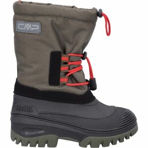 CMP KIDS AHTO WP SNOW BOOTS Dětské sněhule, khaki, veľkosť 33