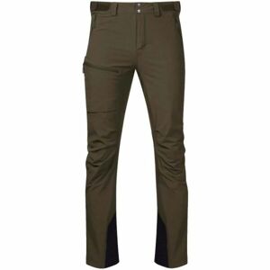 Bergans BREHEIMEN Pánské softshellové kalhoty, khaki, velikost L