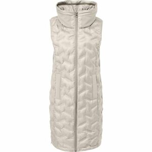 s.Oliver RL OUTDOOR WAISTCOAT Dlouhá vesta s prošíváním, šedá, velikost 40