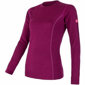 Sensor MERINO ACTIVE Dámské funkční triko, vínová, velikost