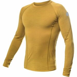 Sensor MERINO AIR Pánské termo triko, žlutá, velikost L