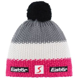 Eisbär STAR POMPON Zimní čepice s bambulí, bílá, veľkosť UNI