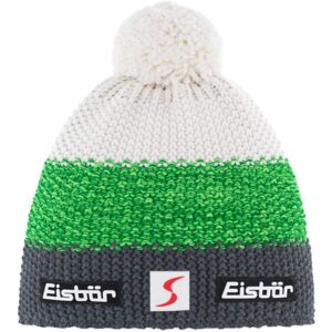 Eisbär STAR POMPON Zimní čepice s bambulí, černá, veľkosť UNI
