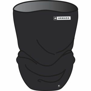 ARMADA SCOOBY MULTI TUBE Unisex multifunkční nákrčník s merino vlnou, černá, velikost