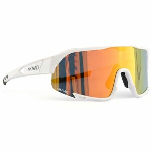 4KAAD PULSE RACE Sportovní sluneční brýle, bílá, velikost