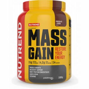 Nutrend MASS GAIN 1KG ČOKOLÁDA+KAKAO Sacharidový komplex, , velikost UNI