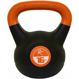 SPORT TEAM LIFEFIT KETTLEBELL VINYL 16 KG Jednoruční činka, černá, velikost