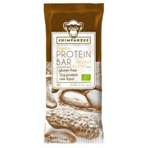 Chimpanzee ORGANICBAR PEANUT PROTEIN Energetická tyčinka, , velikost UNI