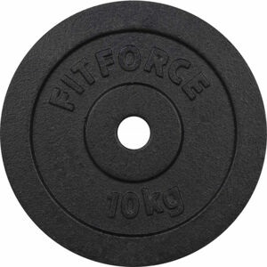 Fitforce PLB 10 KG x 30 MM Nakládací kotouč, černá, veľkosť 10 KG