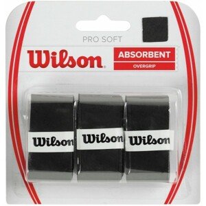 Wilson PRO SOFT OVERGRIP Omotávka na tenisovou raketu, černá, velikost UNI