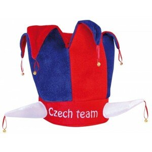 SPORT TEAM KLOBOUK ŠAŠEK ČR 4 Fanouškovský klobouk, červená, velikost