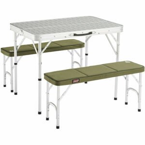 Coleman PACK-AWAY TABLE FOR 4 Kempový stůl a lavice, šedá, veľkosť UNI