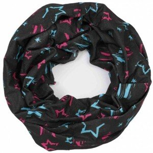 Finmark CHILDREN’S MULTIFUNCTIONAL SCARF Dětský multifunkční šátek, černá, velikost UNI