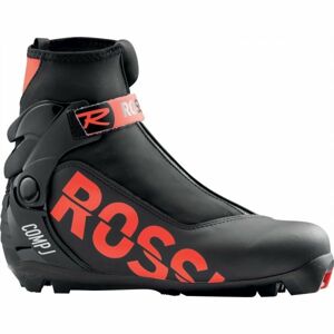 Rossignol COMP J-XC Dětská kombi obuv na běžky, černá, velikost 39