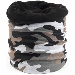 Finmark MULTIFUNCTIONAL SCARF WITH FLEECE Multifunkční šátek s fleecem, černá, velikost UNI