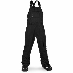 Volcom BARKLEY BIB OVERALL Dětské lyžařské kalhoty, černá, velikost