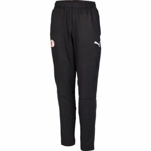 Puma LIGA TRAINING PANTS JR SLAVIA Chlapecké tepláky, černá, velikost 140