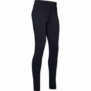 Under Armour SPORSTYLE BRANDED LEGGINGS Dívčí legíny, černá, velikost S