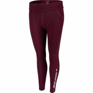 Tommy Hilfiger CO/EL 7/8 LEGGING Dámské legíny, vínová, veľkosť XS