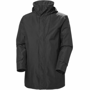 Helly Hansen DUBLINER INSULATED LONG Pánská voděodolná bunda, černá, veľkosť M