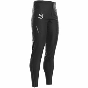 Compressport HURRICANE WATERPROOF 10/10 Pánské běžecké kalhoty, černá, velikost XL