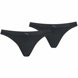 Puma SPARKLING BIKINI 2P PACK Dámské kalhotky, černá, velikost L