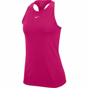 Nike NP TANK ALL OVER MESH W Dámské tílko, růžová, velikost L