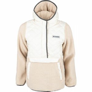 Columbia SWEET VIEW FLEECE HOODED PULLOVER Dámská mikina, béžová, velikost XS