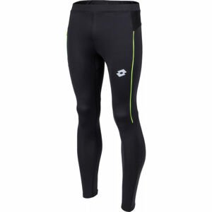 Lotto RUN & FIT LEGGINGS Pánské běžecké legíny, černá, velikost