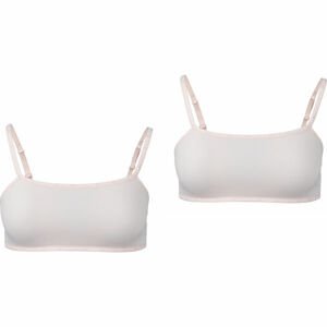Calvin Klein UNLINED BRALETTE 2PK Dámská podprsenka, bílá, velikost S