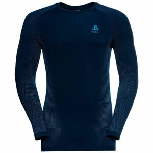 Odlo BL TOP PERFORMANCE WARM EC Funkční tričko, modrá, velikost L