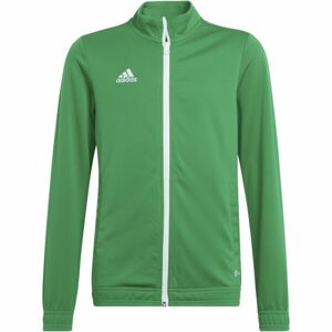 adidas ENT22 TK JKTY Juniorská fotbalová mikina, zelená, velikost 140