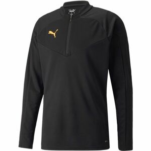 Puma INDIVIDUALFINAL 1/4 ZIP TRAINING TOP Pánská fotbalová mikina, černá, veľkosť L