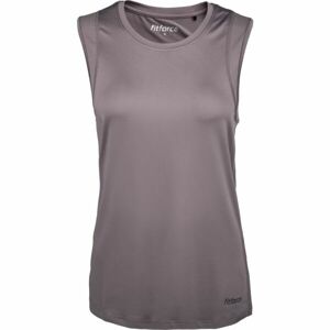 Fitforce ARTESINA Dámský fitness top, šedá, velikost