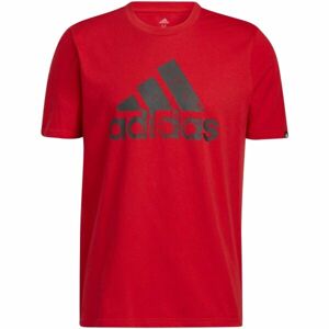 adidas BRUSH G TEE Pánské tričko, červená, velikost S