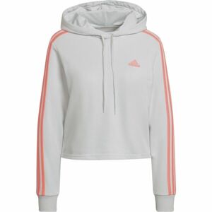 adidas 3S FT CRO HD Dámská mikina, šedá, velikost M