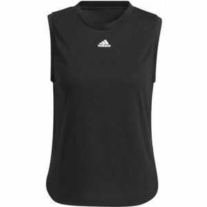 adidas DESIGNED TO MOVE TANK TOP Dámský sportovní top, černá, velikost