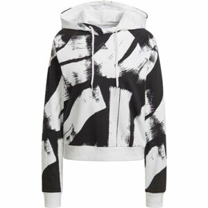 adidas AOP HOODIE Dámská mikina, bílá, veľkosť M