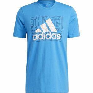 adidas EGAME BOS G TEE Pánské tričko, světle modrá, velikost S