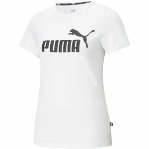 Puma ESSENTIALS LOGO TEE Dámské triko, bílá, velikost