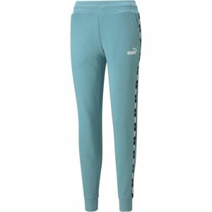 Puma POWER TAPE PANTS TR Dámské tepláky, tyrkysová, velikost L