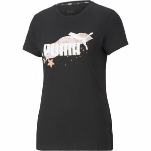 Puma FLORAL VAIBS GRAPHIC TEE Dámské triko, černá, veľkosť XS